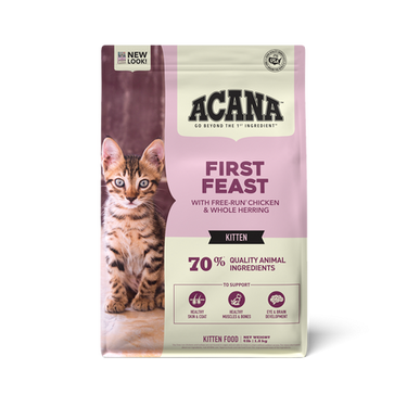 Acana Chicken with Herring First Feast Kitten Dry Cat Food 1.8kg - 1.8kg